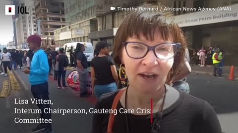 Watch: Gauteng Care Crisis Committee march to oppose social assistance stipend cuts