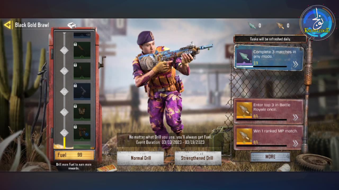 CODM BLACK GOLD DRAW CAPYAIN PARK IN THE PARTY CAMO UNIFORM