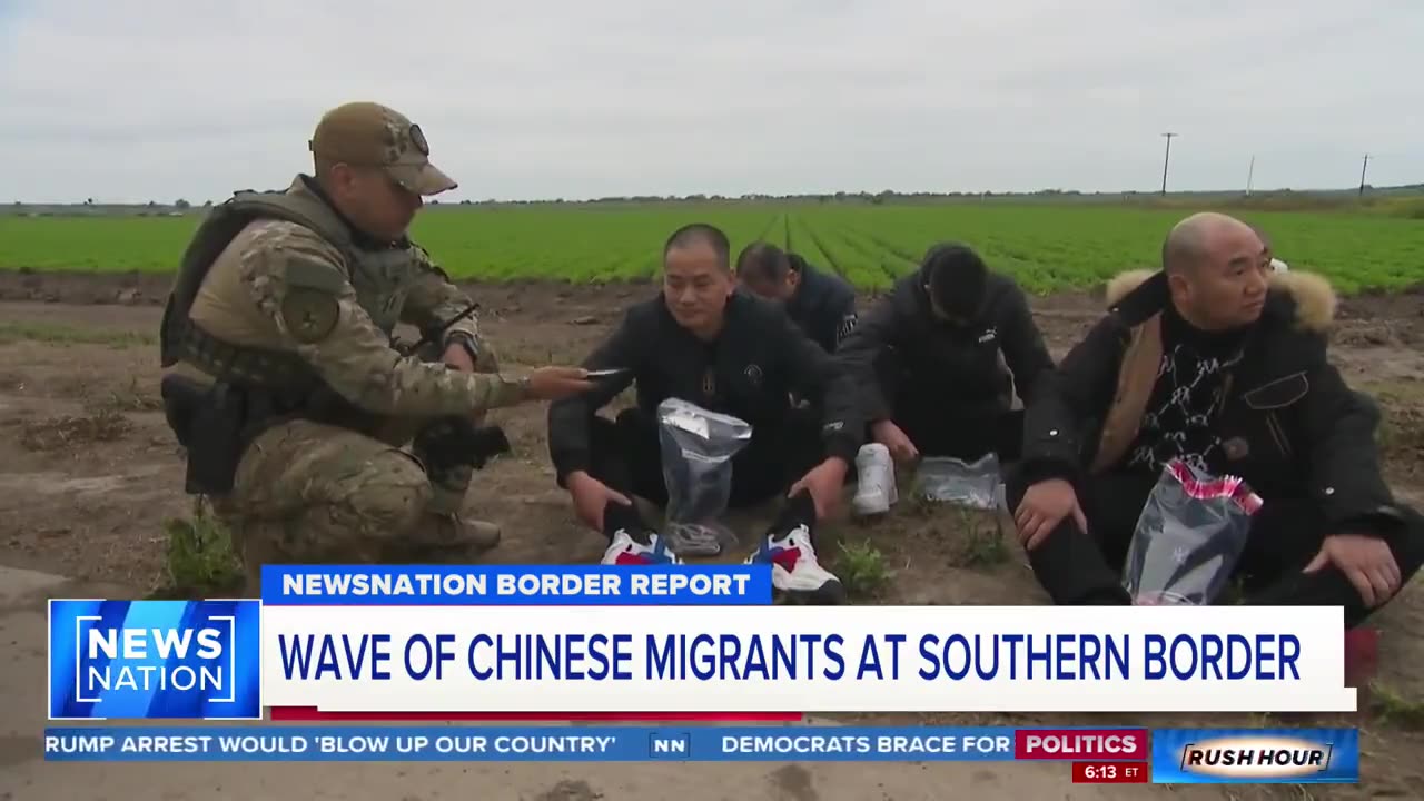 Record numbers of military aged Chinese men entering the US.