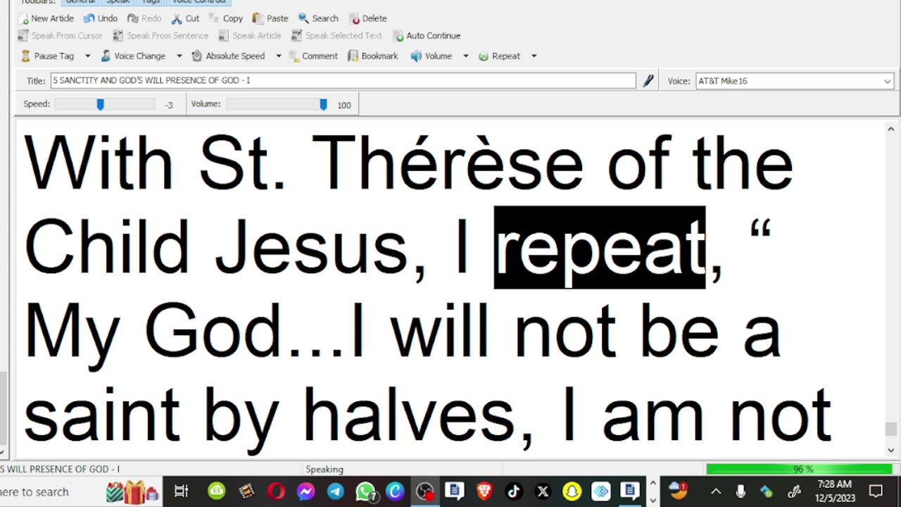 5 SANCTITY AND GOD’S WILL