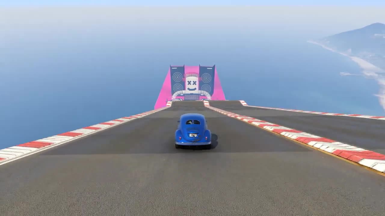 GTA 5 MEGA RAMP Gameplay in Ultra Realistic Ray Tracing Graphics | 4K 60fps