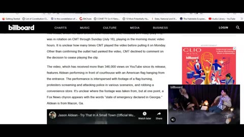 CMT pulls singer's video after Left complains