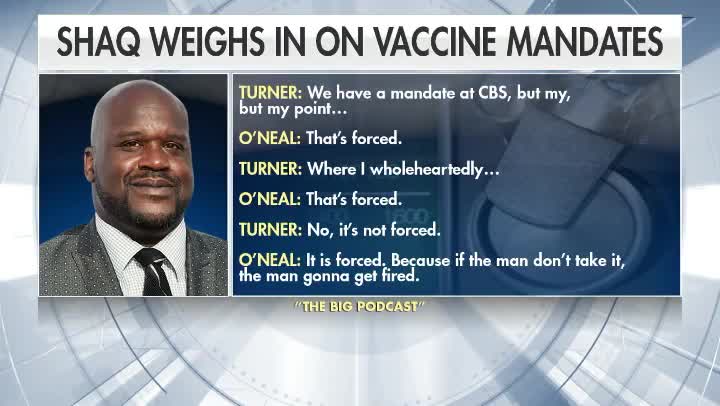 Shaq Lets Loose on Vax Mandates
