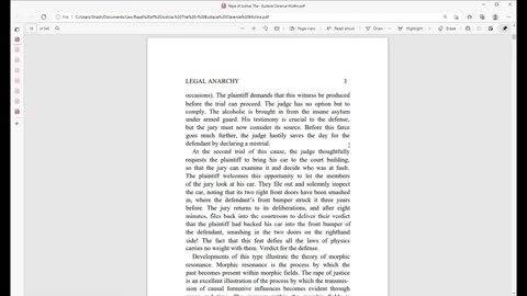 "The Rape of Justice" - Ch 1: Legal Anarchy Eustace Mullins