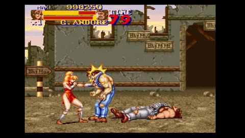 Final Fight 2 / Super Nintendo / Maki - LV: Expert / Holland & England - Parte2 / Sem Save Stage.