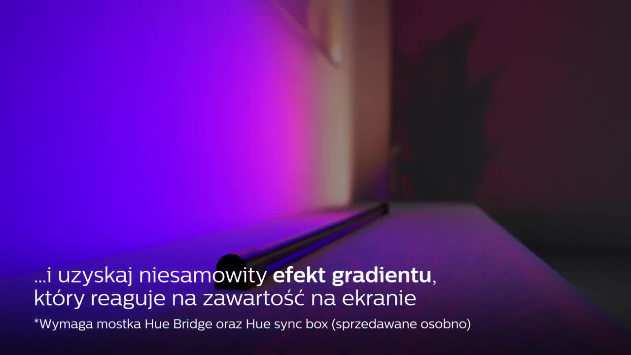 Philips Hue Tuba LED Play - Zgraj ?wiat?o z filmem, gr? i muzyk?