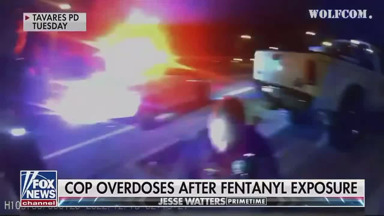 Florida cop overdose after fentanyl exposure.