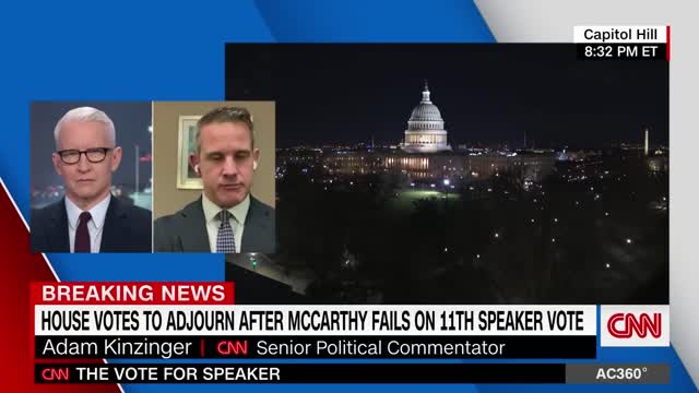 This is what worries Adam Kinzinger about Kevin McCarthy's Speakership bid