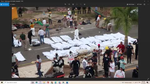 ACIDENTE NO MEXICO MATANDO 54 PESSOAS, E FERINDO MAIS DE 50