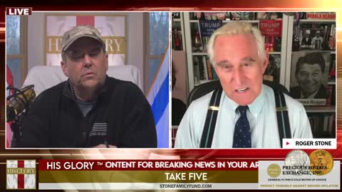Roger Stone joins His Glory: Take FiVe