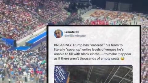 Liberals Used This as Proof of Low Turnout at Trump Rallies.. But It Was a Harris Rally
