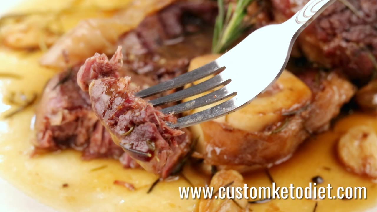 Keto Garlic Rosemary Beef Shanks