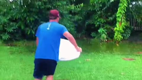 Part 2 of backyard skim boarding hurricane ian edition