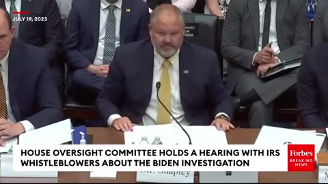 IRS Whistleblower Details Alleged 'Inappropriate' DOJ And Prosecutor Steps To Protect Hunter Biden