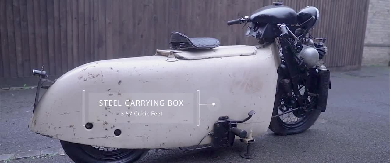 BYVAN. LDV (Turner). 1954. Classic British motorcycles