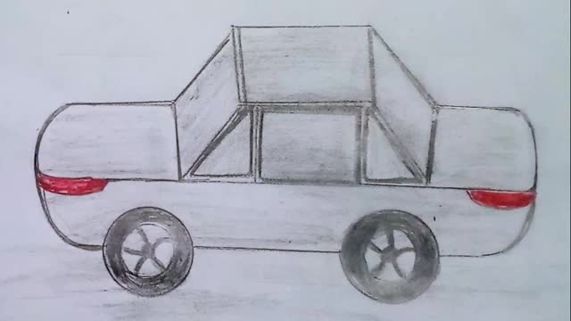 Easy way to draw private car | Draw cars very easily