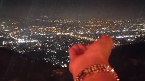 Hand video with beautiful view in Islamabad