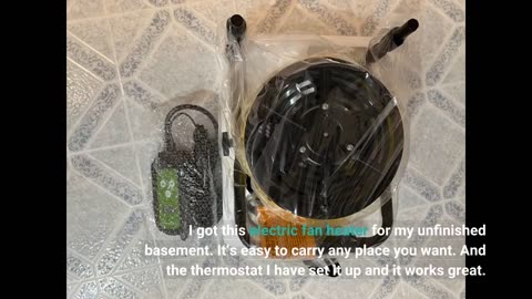 AOBMAXET Greenhouse #Heater with Digital Thermostat for Grow-Overview