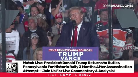 President Donald Trump Returns to Butler, Pennsylvania For Historic Rally