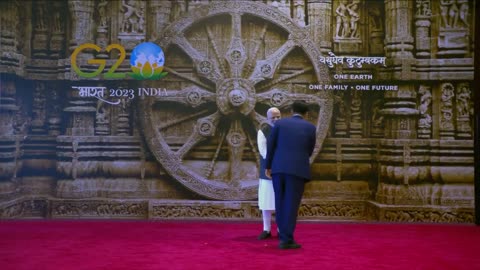 G20 Summit Delhi- President of South Korea, Yoon Suk Yeol arrives at the Bharat Mandapam