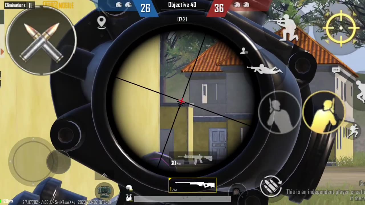 Awm shot// shadow // PUBG mobile