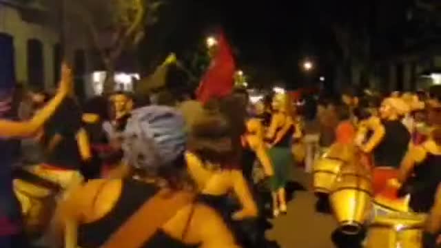 "La melaza", comparsa de candombe (Afro Uruguayan folk music) (2)