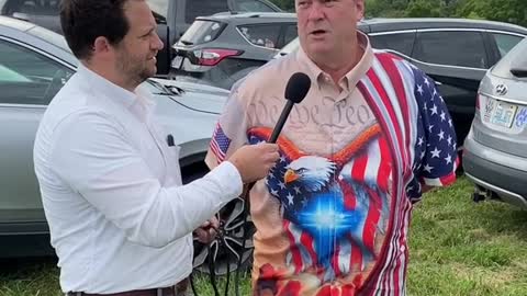 This guy loves America so much