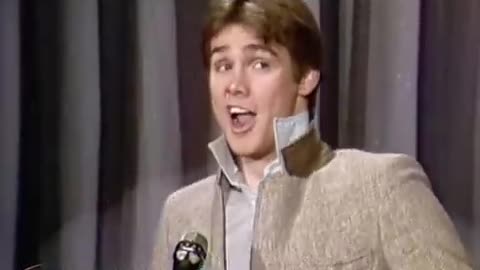 Jim Carrey Makes His Debut on National Television | Carson Tonight Show