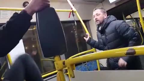 Драка в КЗ автобусе