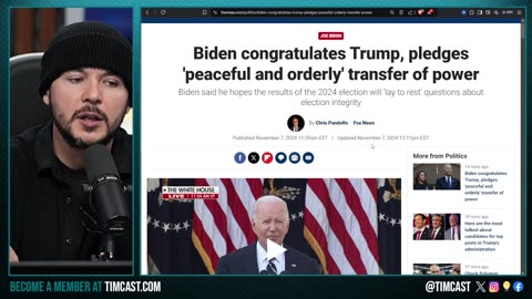 Biden Gets REVENGE For Democrat Betrayal, Congratulate Trump In Speech As Democrats SEETHE Over Loss