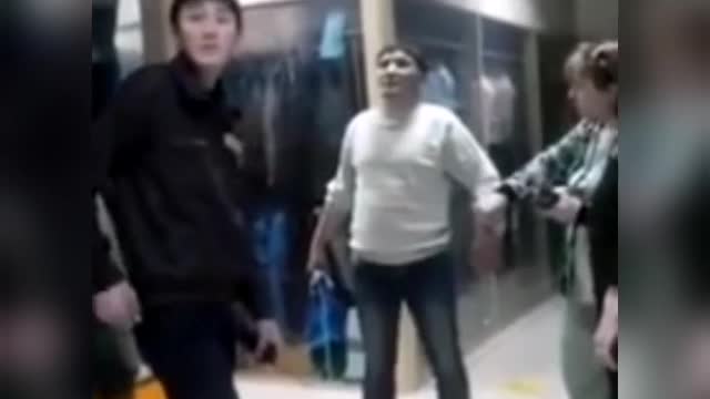 Irradiation and Catatonic State example #1: Frozen man in shopping mall