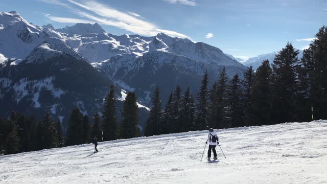 Doing ski winter .. love snow ❄️