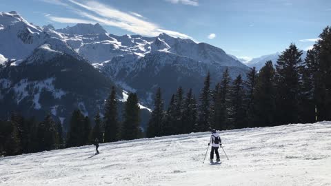 Doing ski winter .. love snow ❄️
