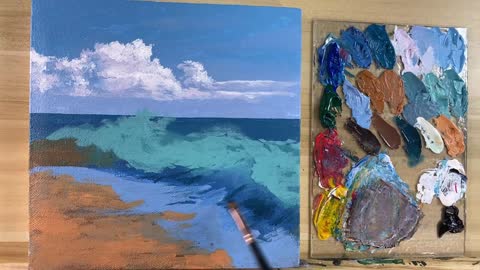 How to Paint Waves / Acrylic Painting / Correa Art