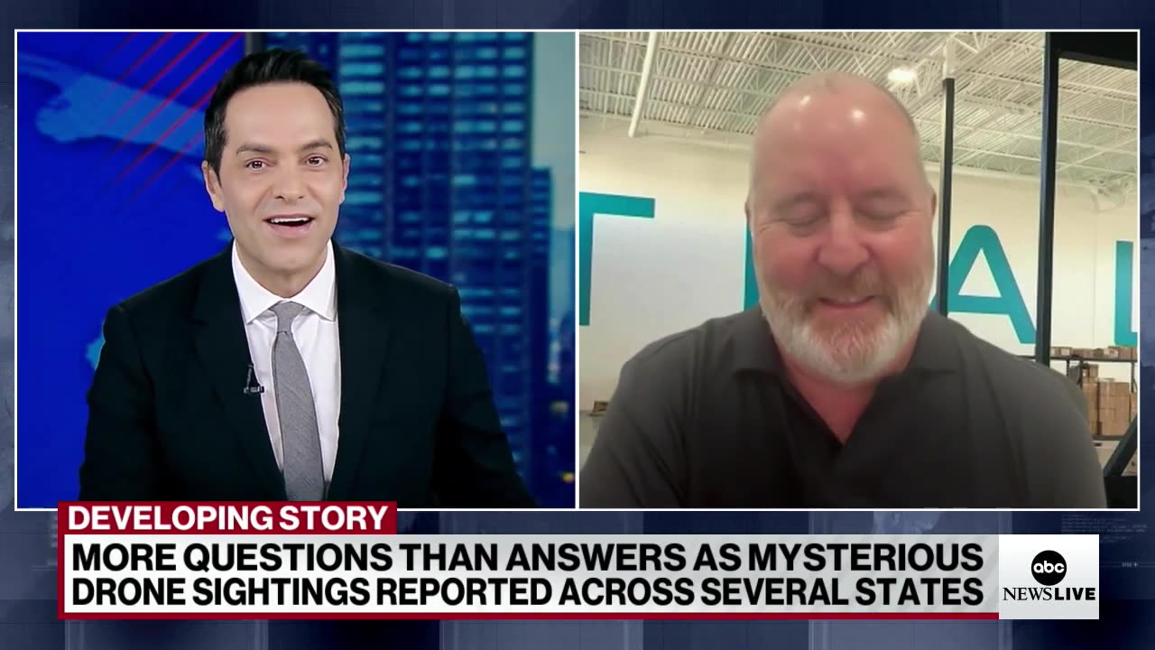 Drone supplier CEO says mysterious drones use FAA lighting