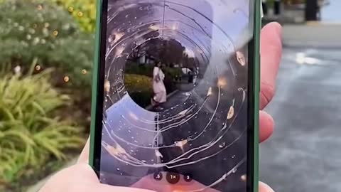 Holiday photo trick using your phone 💡🎄📱#photoidea #mobilephotography