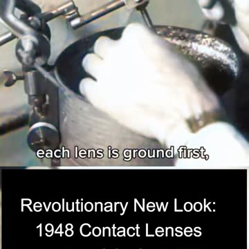 Revolutionary New Look 1948 Contact Lenses Unveiled COLOURIZED