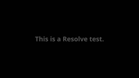 Test Resolve