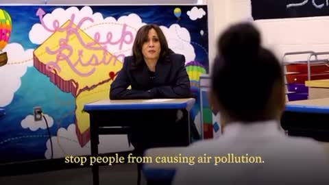 White House Releases Video of Kamala Harris Talking to Kids About Earth Day