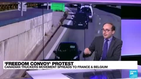 Macron bans the French convoy for freedom heading for Paris