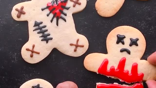 Run! Run! As fast as you can, or else you'll end up like these gingerbread men. #halloweentreats