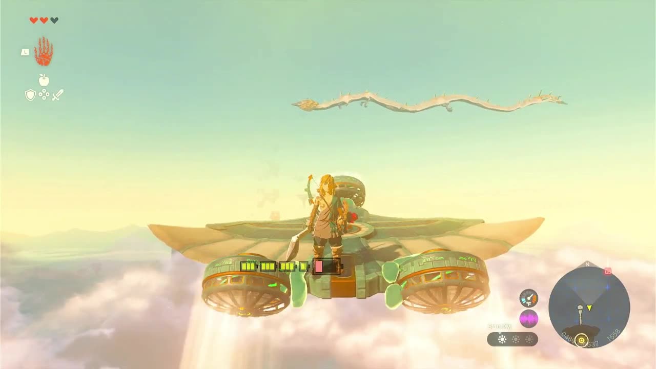 Zelda TOTK: Looking at the Light Dragon Early in the Game