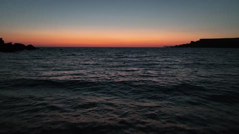Sunset Waves Drone Footage More info Share