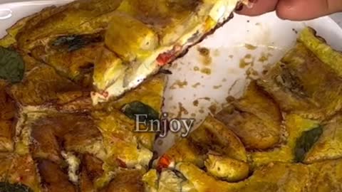Plantain pizza