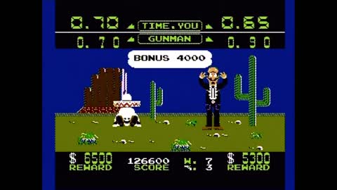 Wild Gunman - 2 Outlaws (Actual NES Capture)