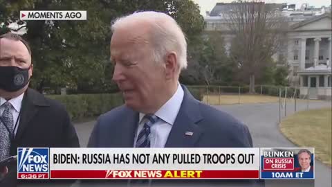 Biden says Russia might invade Ukraine "in the next several days"