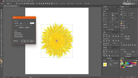 HOW TO CREATE FLOWER IN ILLUSTRATOR TUTORIAL | ARJUN VISHWAKARMA