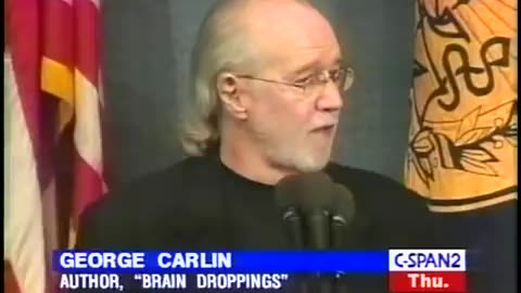 Understanding language changes that change society - George Carlin - National Press Club in 1999