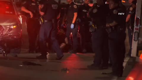 NYPD officers shot by illegal immigrant.