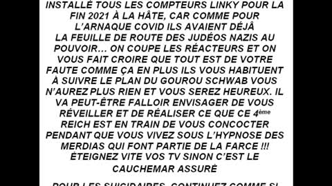 OPÉRATION PEUR SUR LA VILLE SUITE DU SCÉNARIO COVID ANXIOGÈNE ÉCRIT ET RÉALISÉ PAR TONTON SCHWAB !